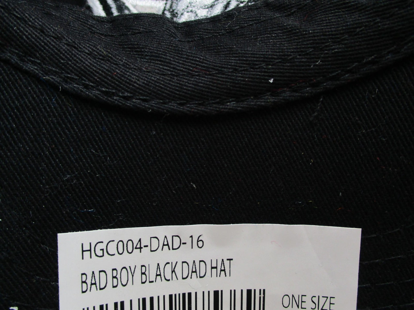 Bad Boy Records Cap Strap Back Mens One Size Black Dad Hat Headgear Classics7