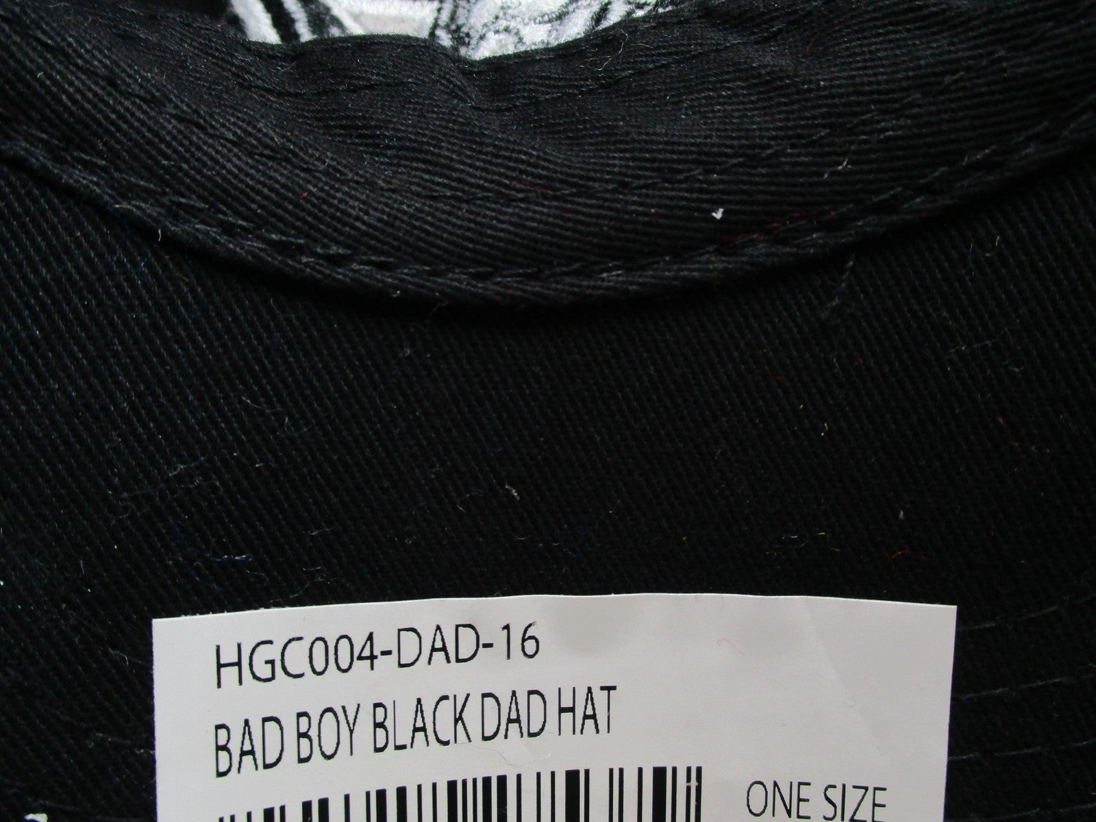 Bad Boy Records Cap Strap Back Mens One Size Black Dad Hat Headgear Classics7