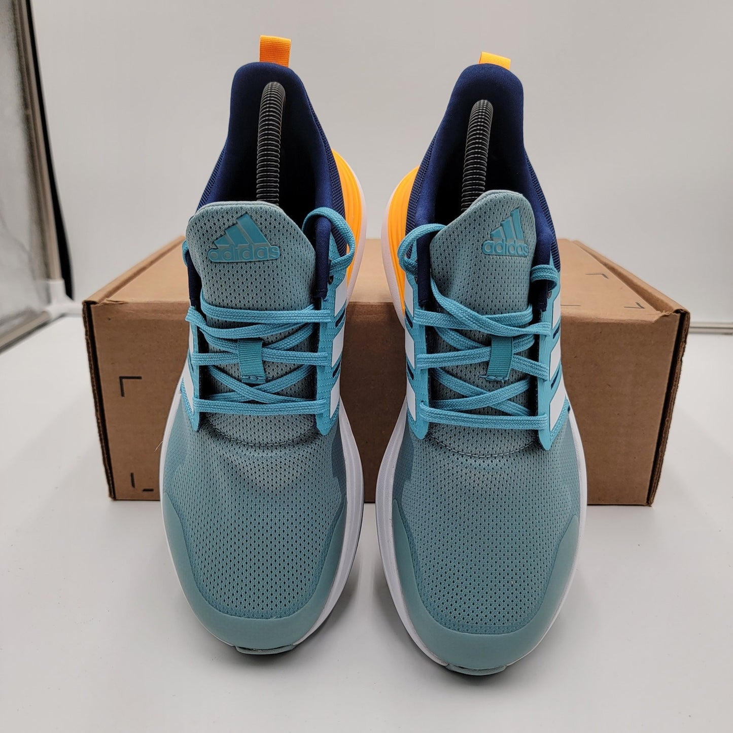 Adidas Mens RapidaSport Blue Running Shoes Sz 5 HP6126
