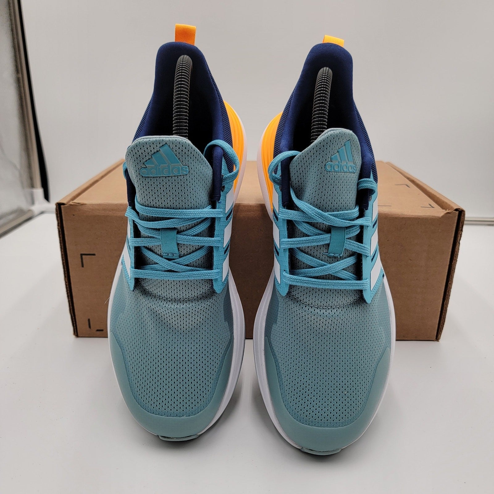 Adidas Mens RapidaSport Blue Running Shoes Sz 5 HP6126