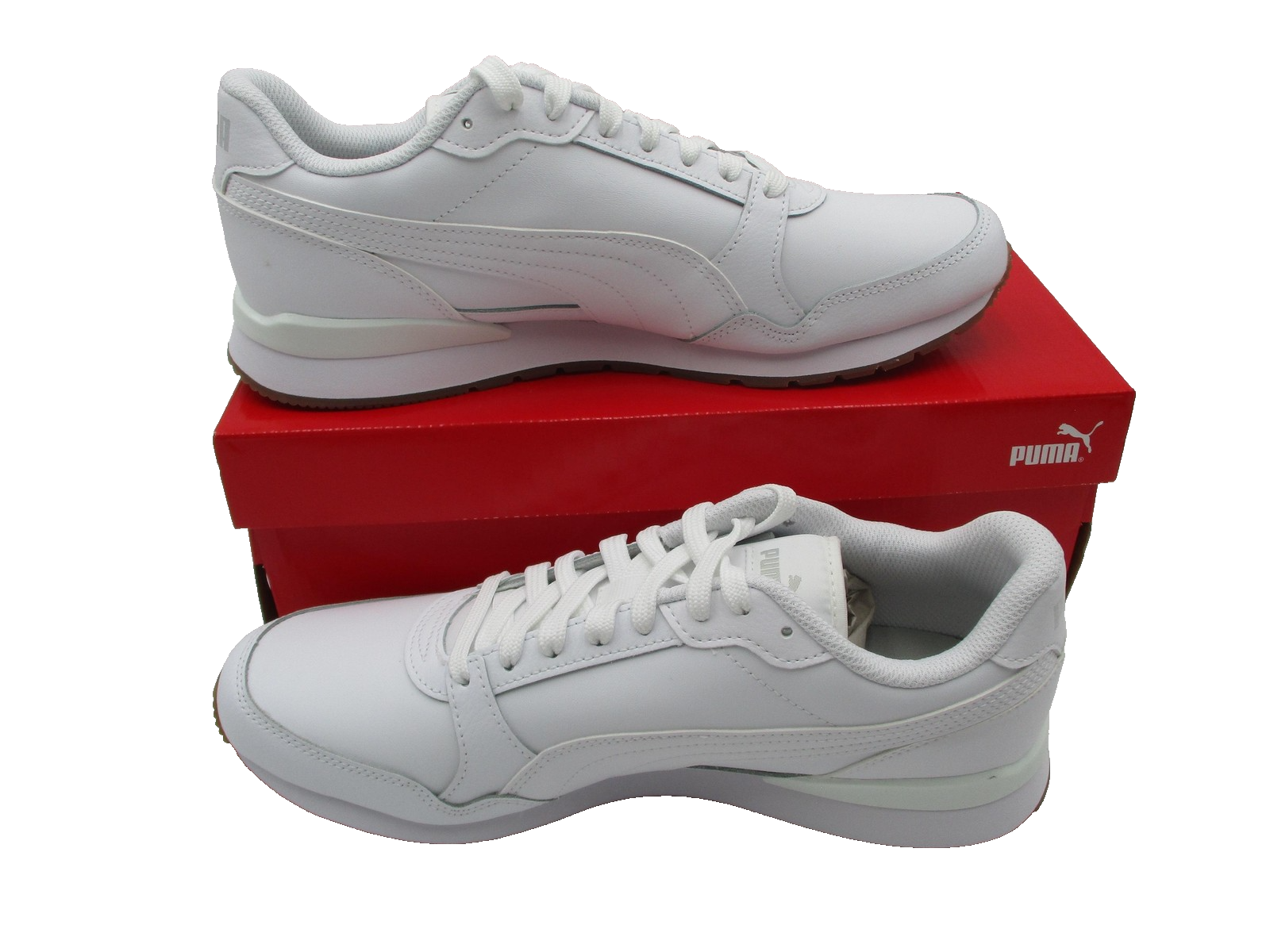 Puma ST Runner V3 L Shoes Mens Size 11 White Gum Sneakers SoftFoam+ 384855053