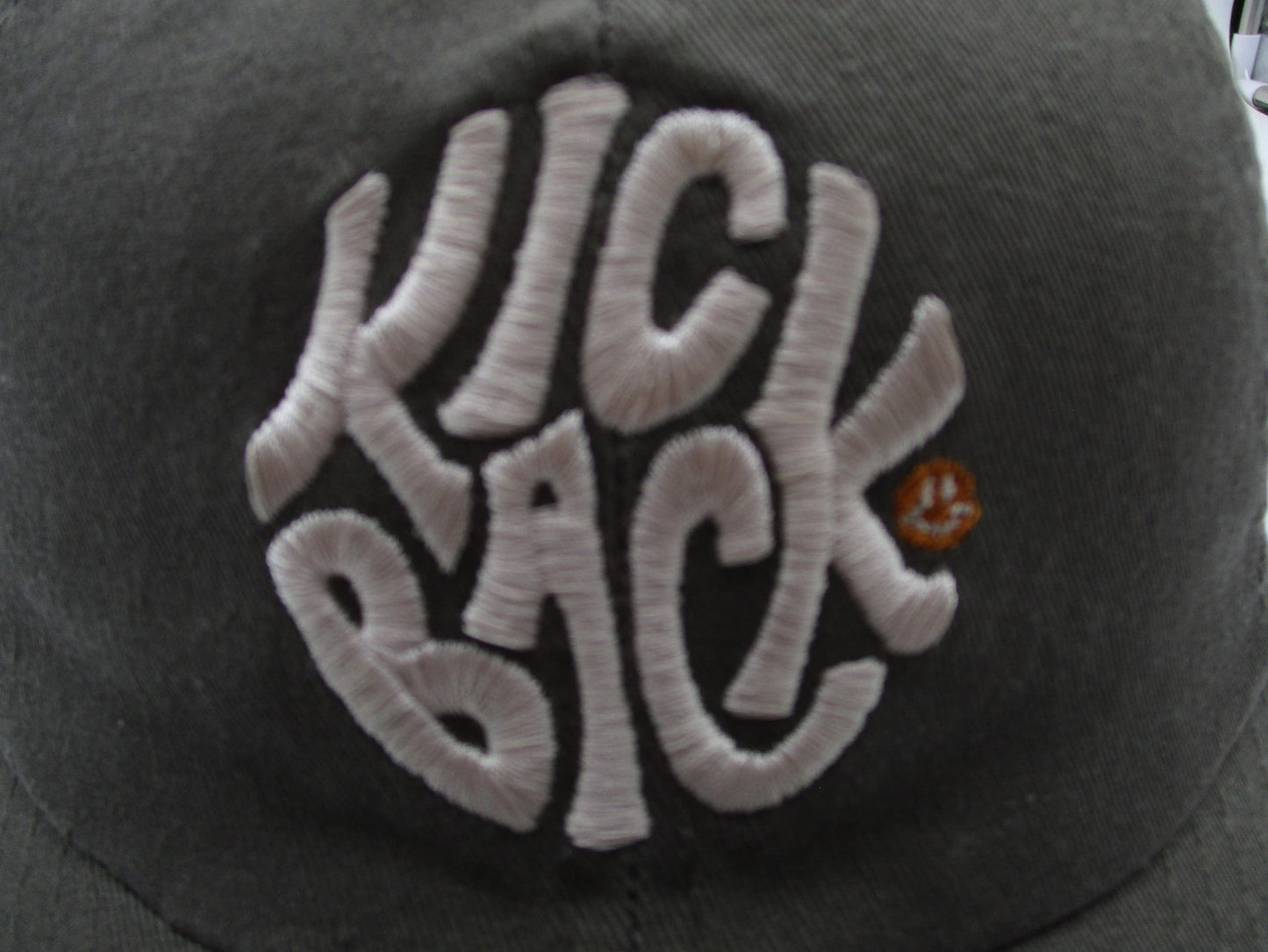 Kick Back Hat Cap Strap Back Mens One Size Green Embroidered Dad Baseball Twill1