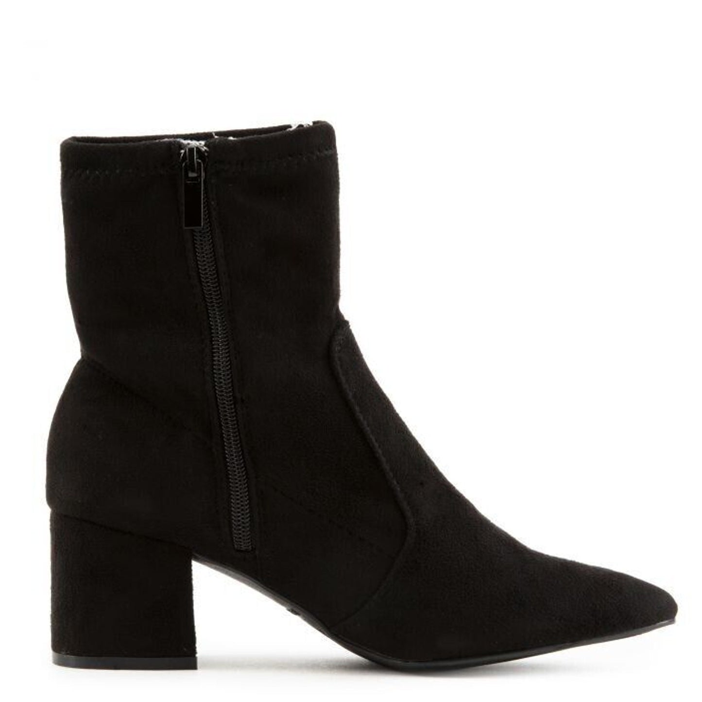 BAMBOO Rapid07 Ankle Boots Size 10W Black New Suede No Box0