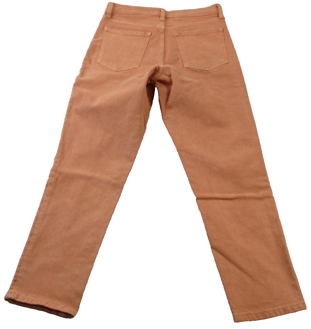 Banana Republic High Rise Slim Jeans Womens 30 Orange Ankle Length Denim 14231