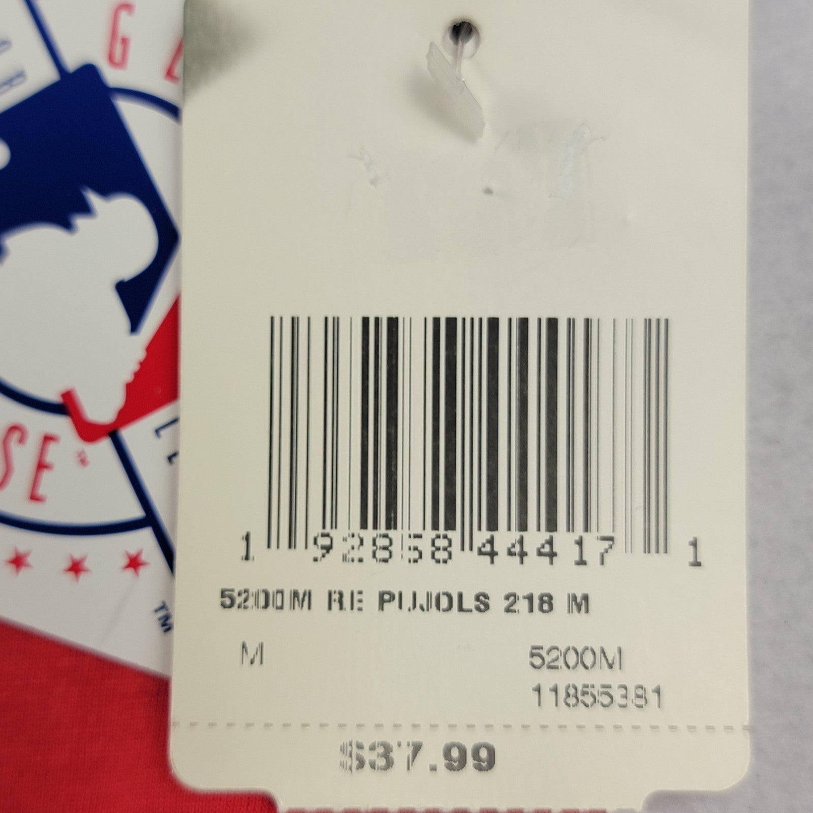 Los Angeles Angels Shirt Mens Med Red MLB Baseball New Era Pujols 3000 Hits 10007