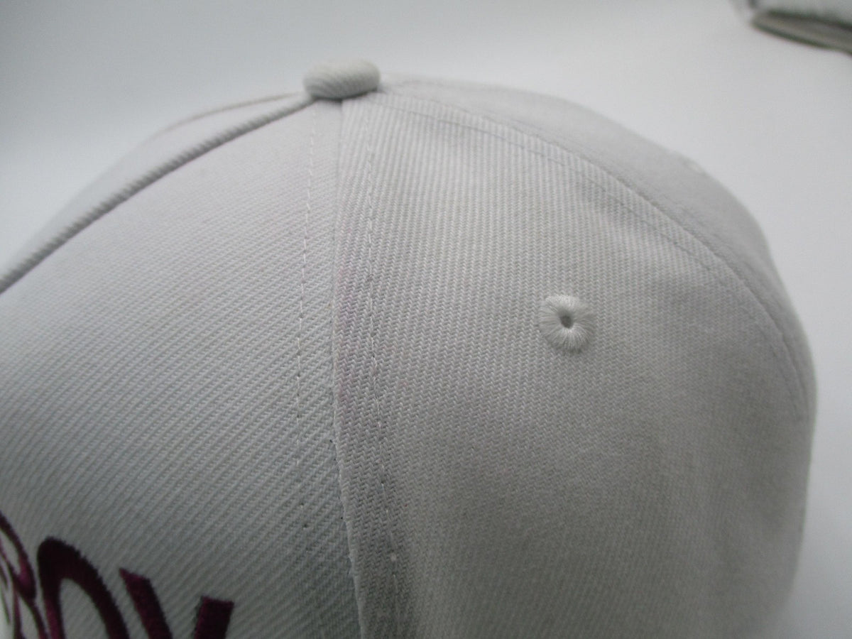 Crowns By Lids Hat Cap Snap Back Mens One Size White Rich Broke Boy Funny Slogan9
