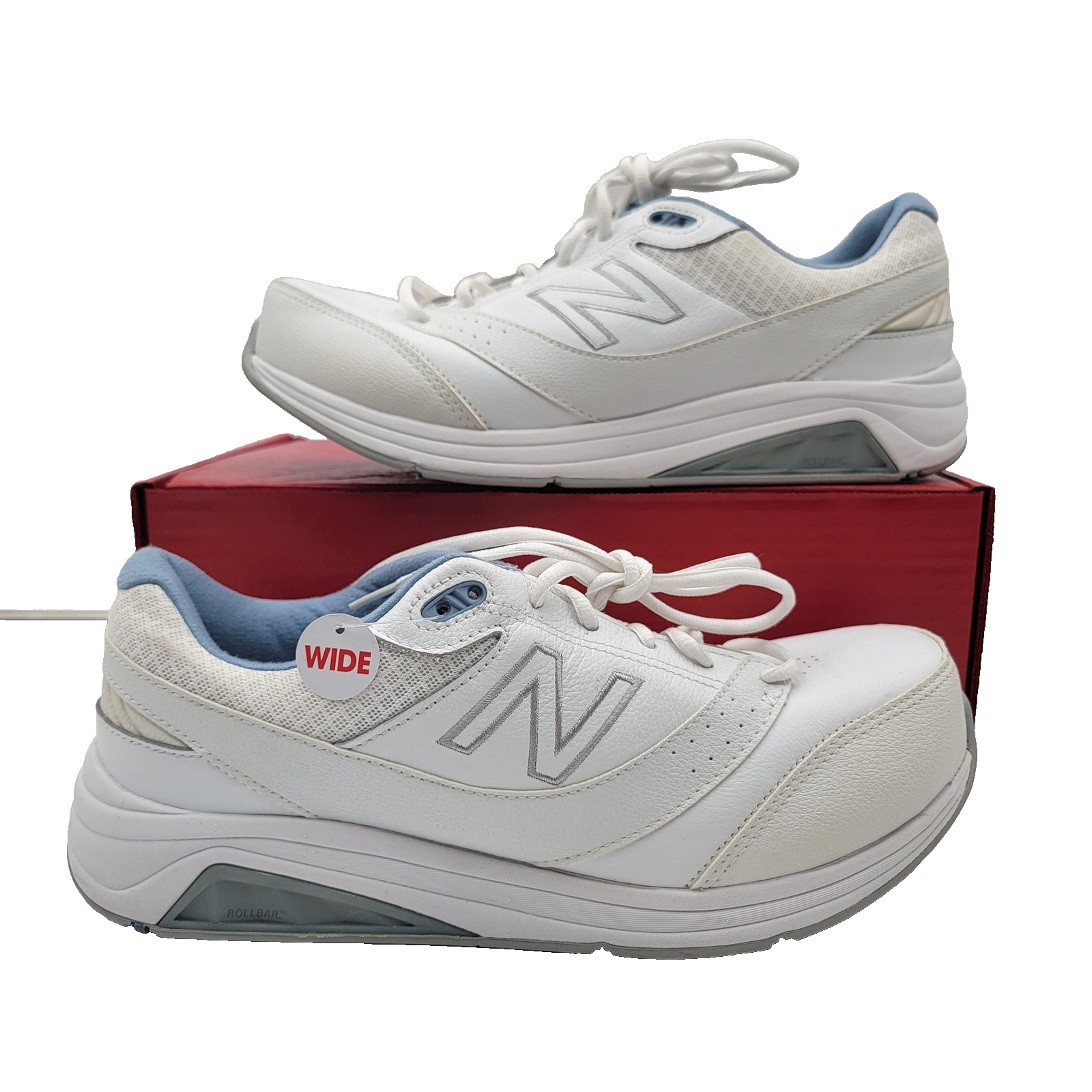 New Balance 928v3 Womens Size 12 Wide Walking Rollbar Leather WW928WB3 4E