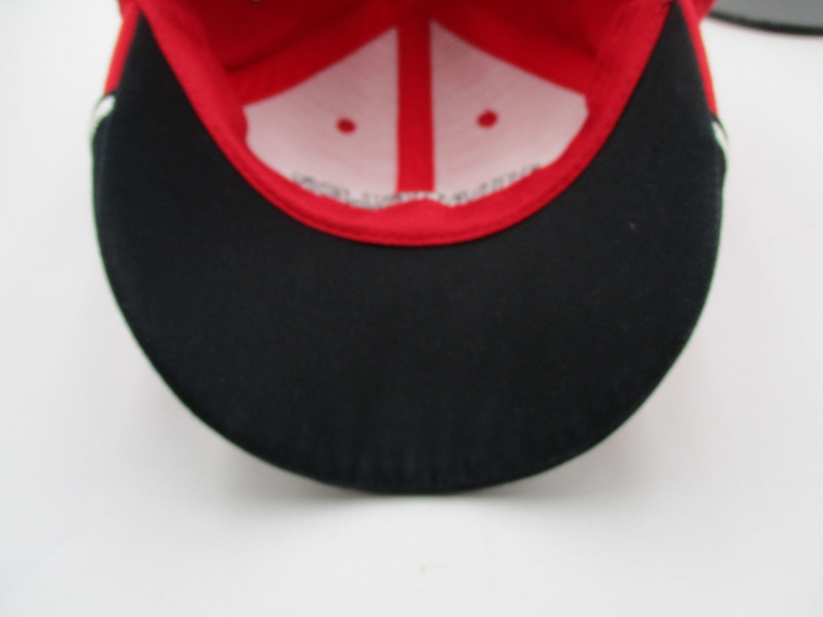 Wrangler Hat Cap Strap Back Mens One Size Red Black Twill Embroidered Logo7