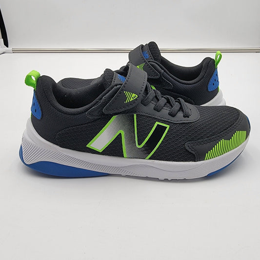 New Balance 545 Bungee Lace Little Kid 'Black Pixel Green' Sz 10