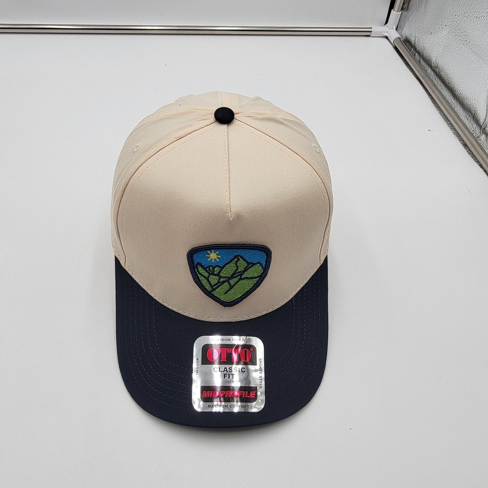 DJ John Summit Off the Grid Otto Snapback Cap Beige/Blue New5