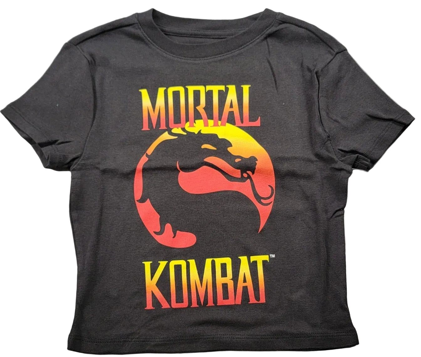 Mortal Kombat Klassic  x Forever 21 Cropped Tee Kids Sz S0