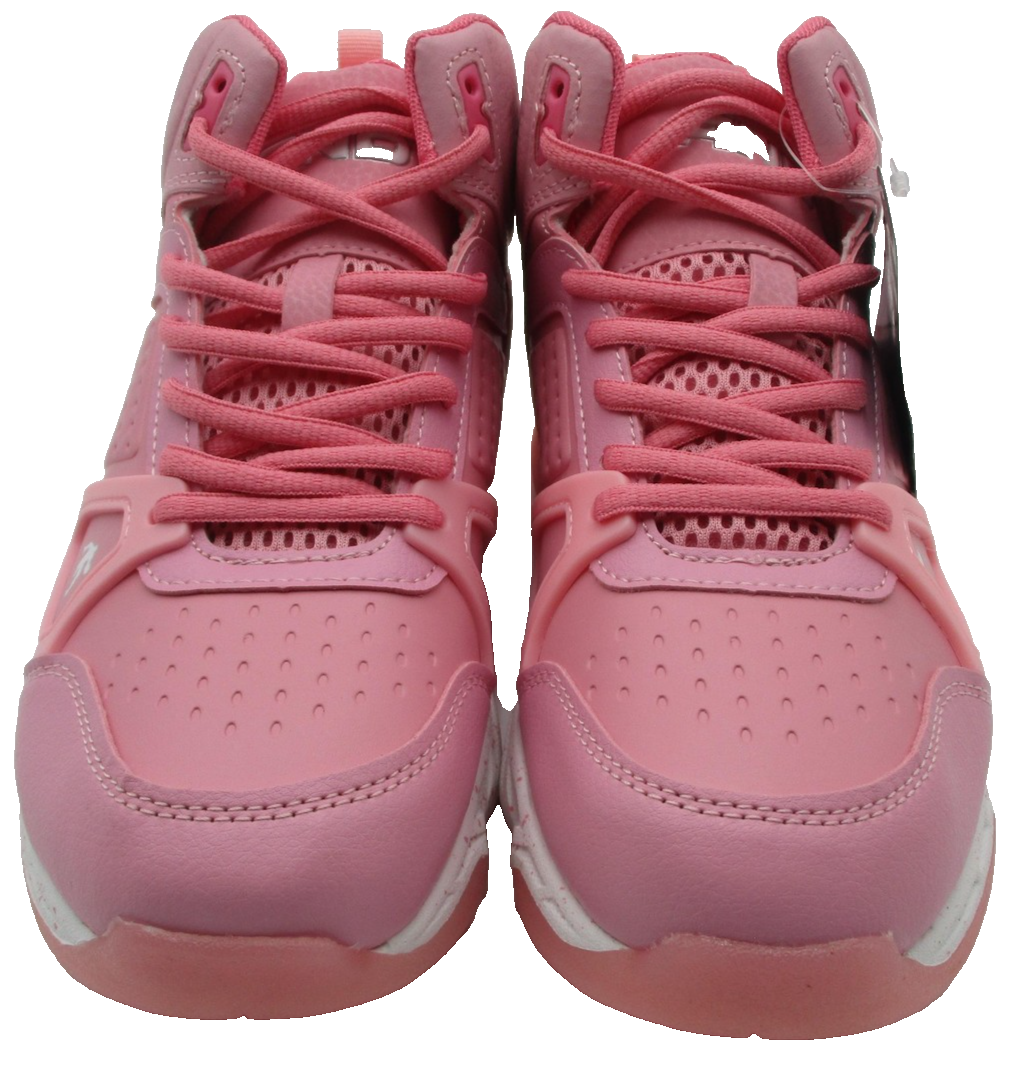 AND1 Shoes Kids Size 5 Pink Mid Top Basketball Sneakers Athletic GGA143GX001 1S14