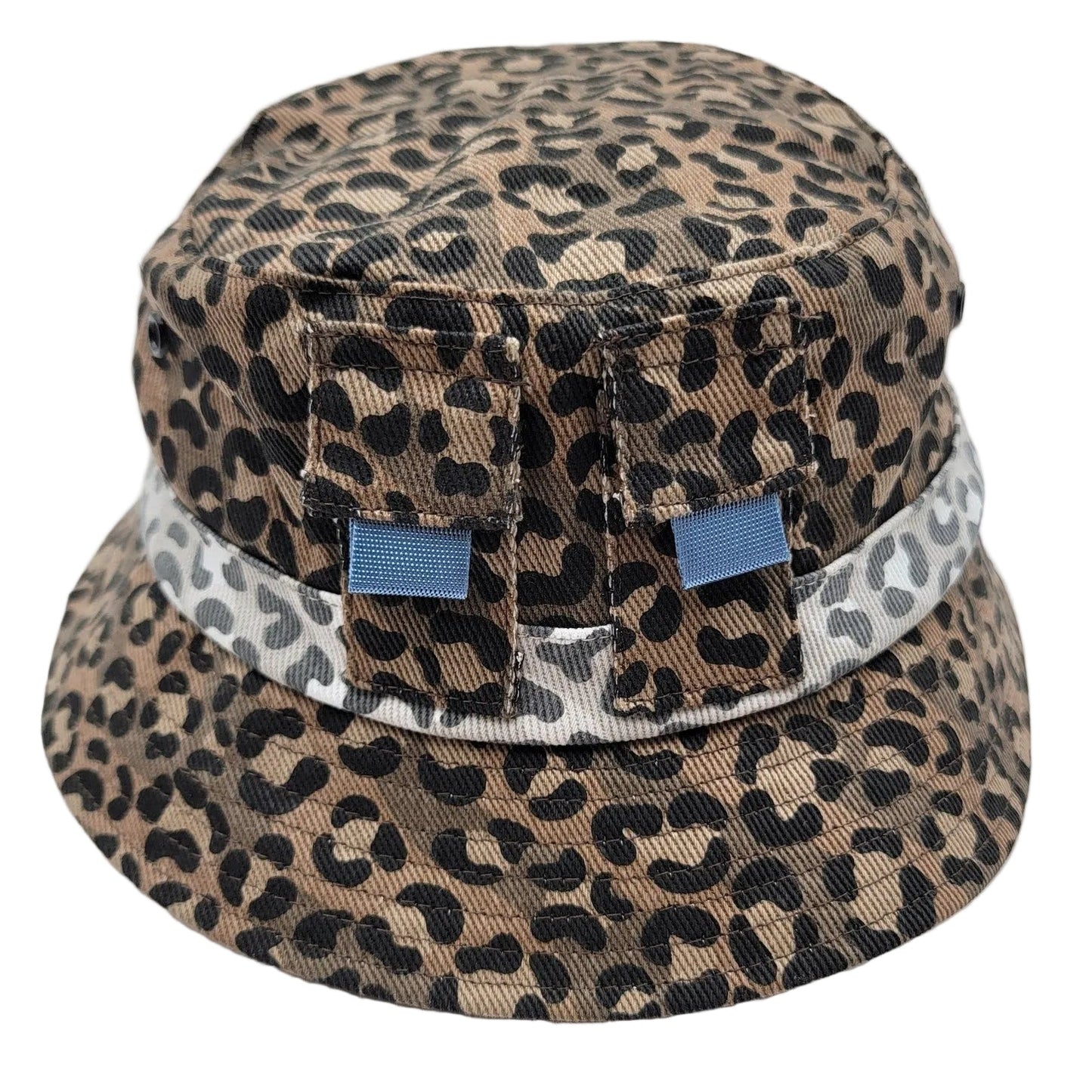 The Hideout Clothing Frosty Tropics Leopard Denim Bucket Hat Only 100 Made0