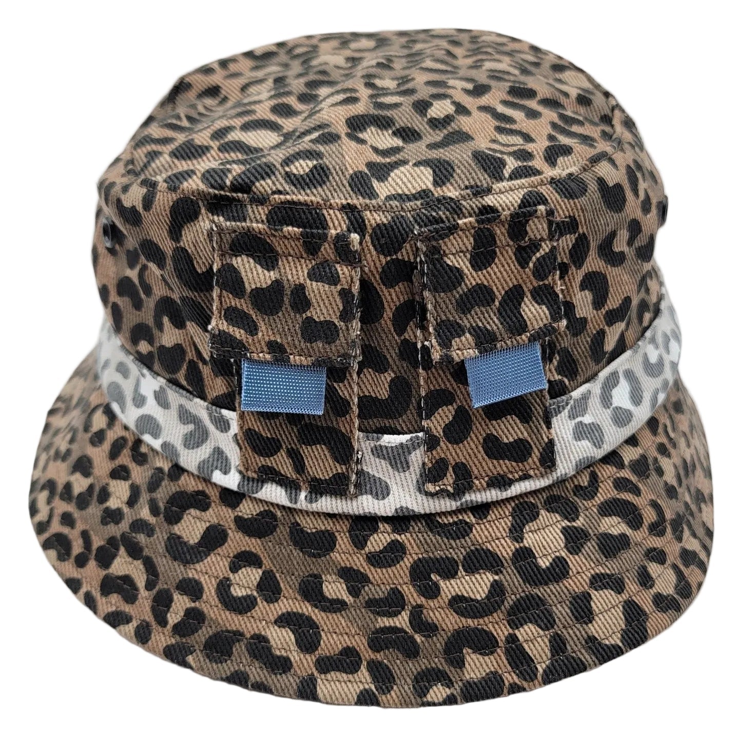 The Hideout Clothing Frosty Tropics Leopard Denim Bucket Hat Only 100 Made0