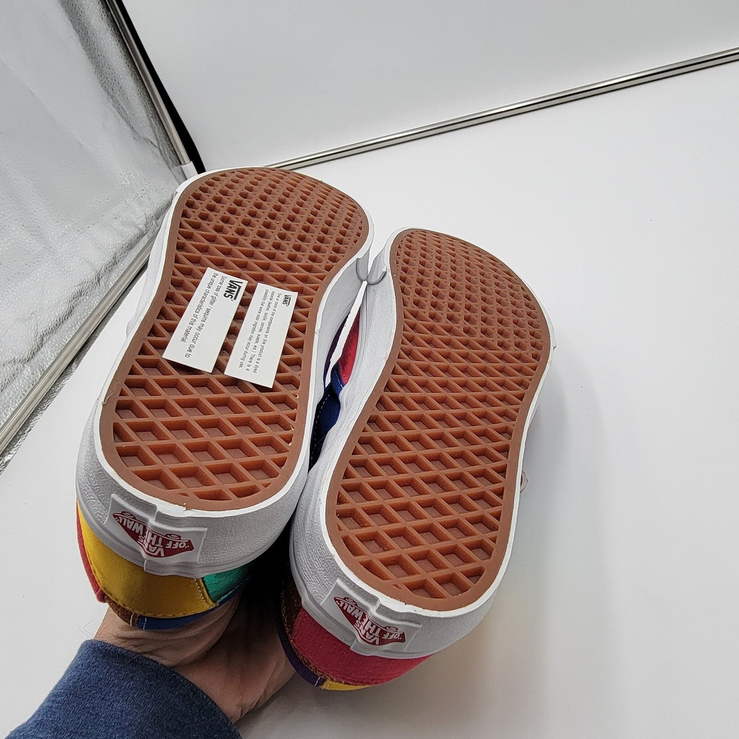 Vans Classic SlipOn (Pride) Patchwork Sz 9M/10.5W VN0A33TB44B14