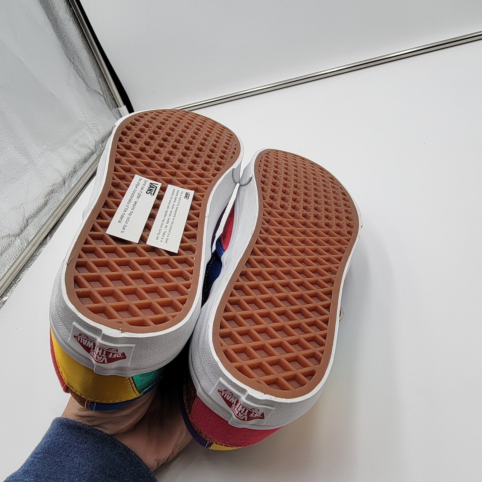 Vans Classic SlipOn (Pride) Patchwork Sz 9M/10.5W VN0A33TB44B14