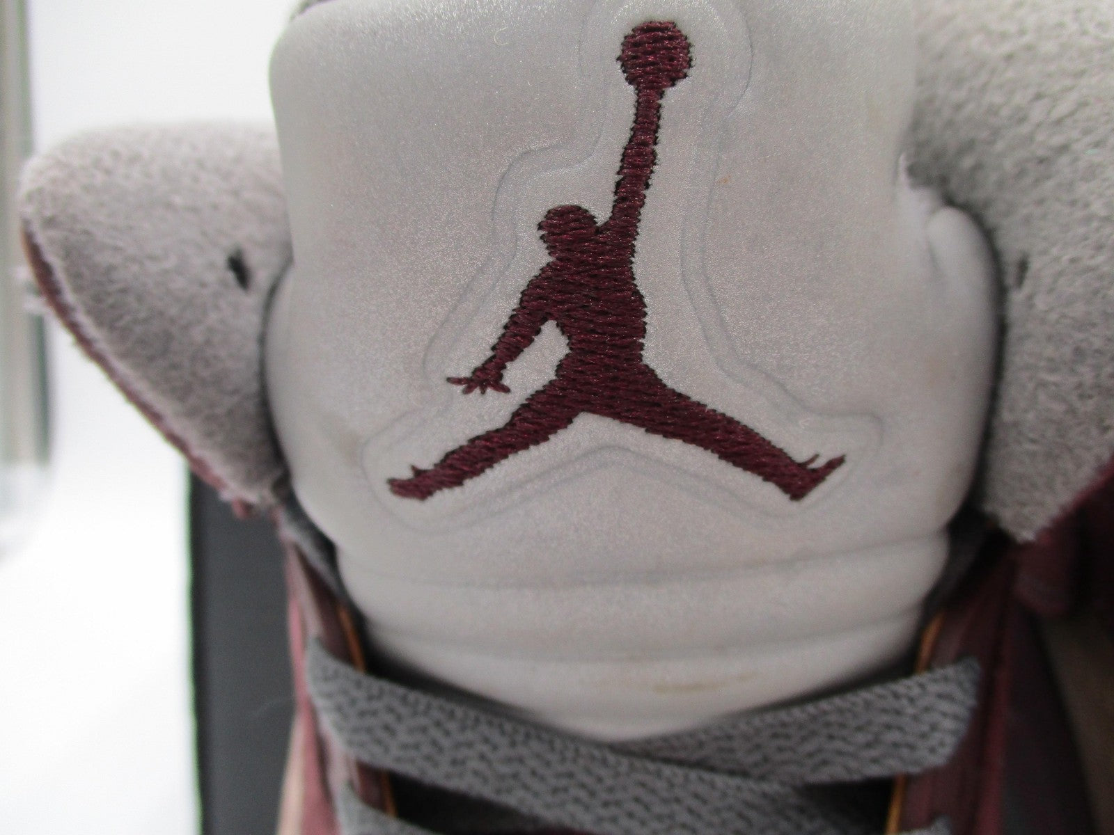 Nike Air Jordan 5 Retro Shoes Youth Size 5.5Y Burgundy Grey GS FJ4233600 (1E3)10