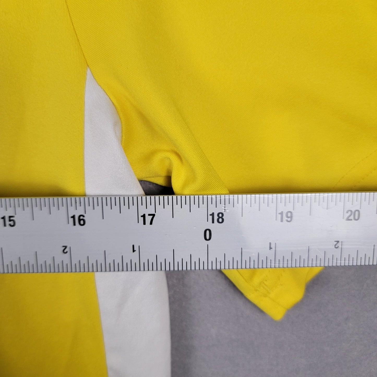 Adidas Climalite Burlingame Soccer Jersey #16 Yellow White 0207