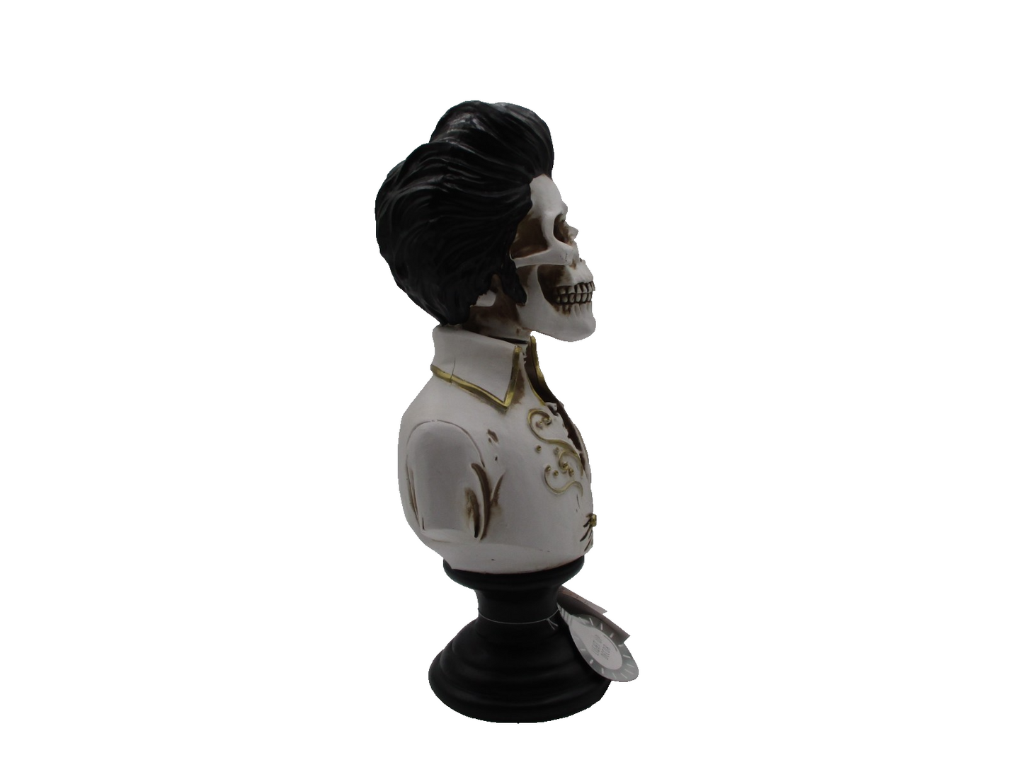 Elvis Skull BUST Light Up LED Eyes Halloween Statue New1