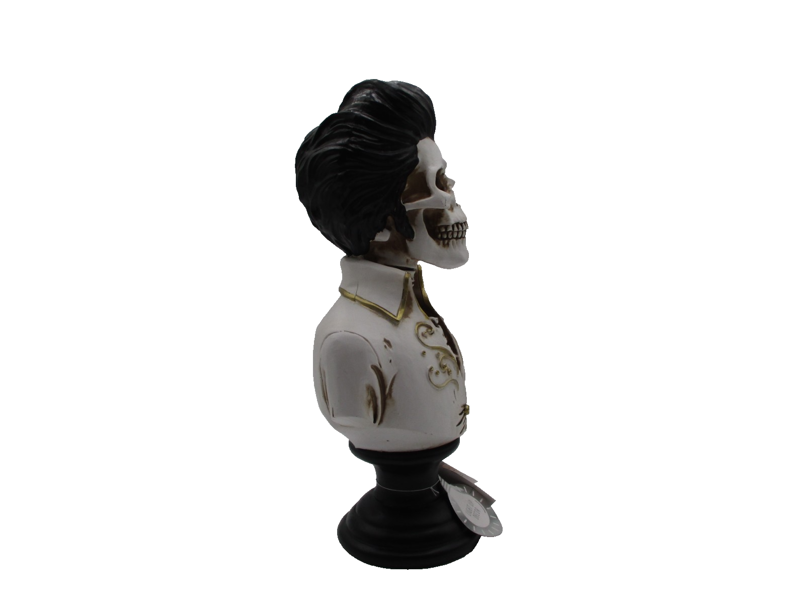 Elvis Skull BUST Light Up LED Eyes Halloween Statue New1