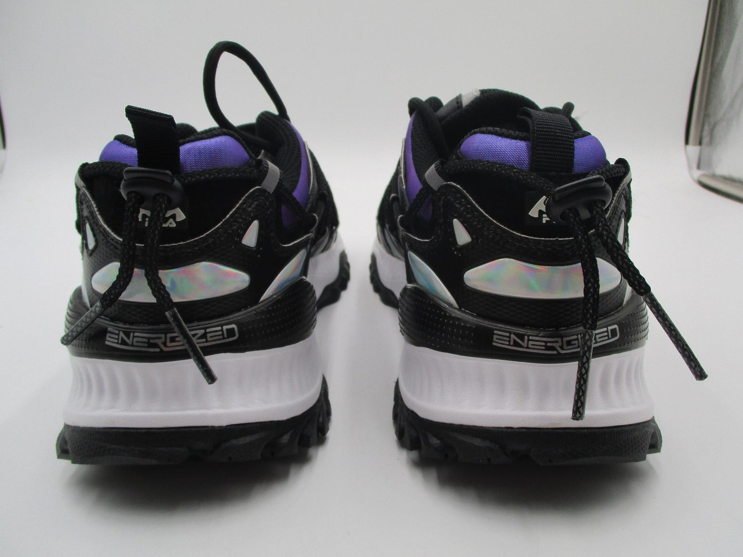 Fila Explore Energized Shoes Mens Size 8.5 Black Purple Trail Sneakers (1B8)11