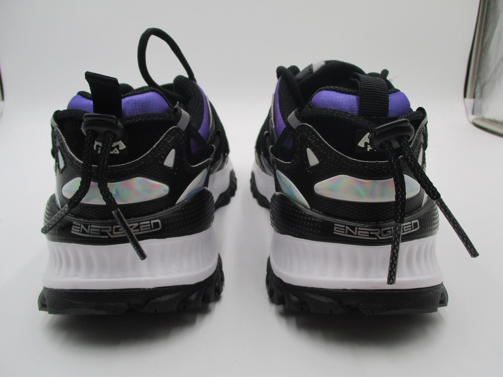 Fila Explore Energized Shoes Mens Size 8.5 Black Purple Trail Sneakers (1B8)11