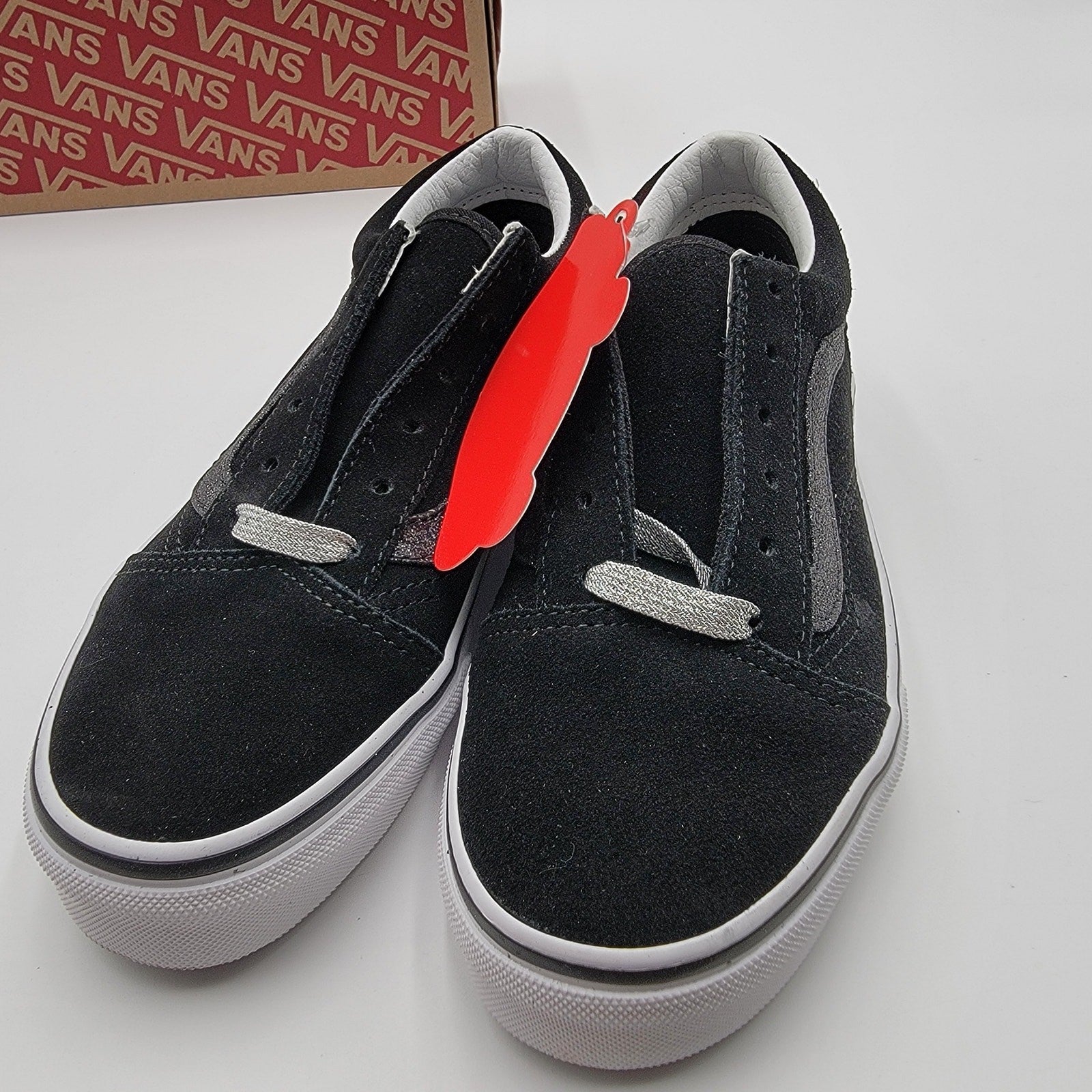 Vans Old Skool Kids 'Glitter Sidestripe  Black' Sz 3K VN0A4BUUXNO2