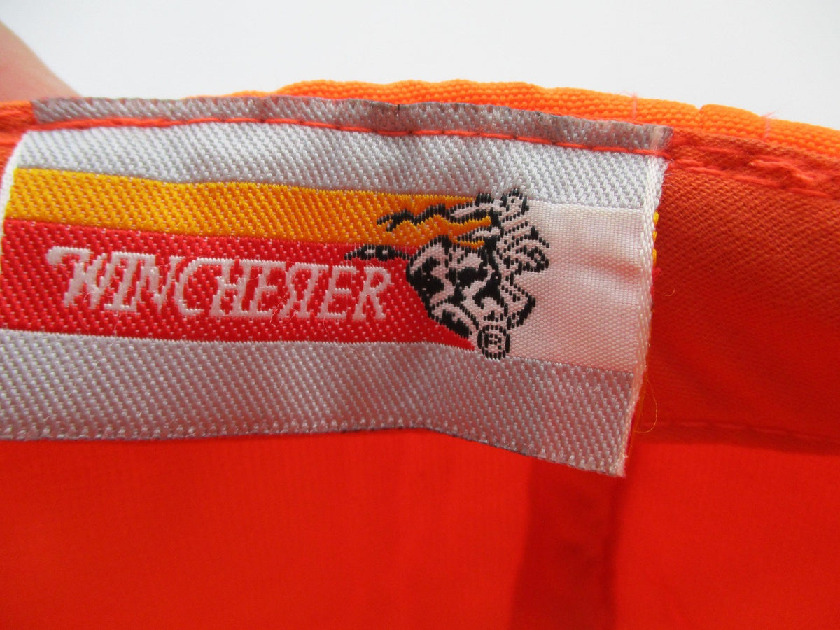 Winchester Hat Cap Strap Back Mens One Size Orange Blaze Hunting Outdoor10