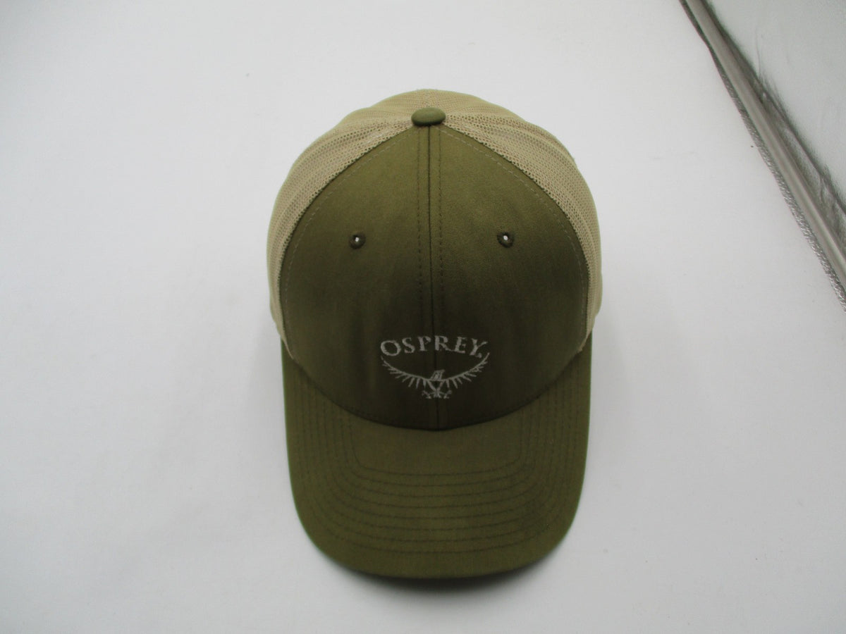 Osprey Hat Cap Snap Back Mens One Size Green Mesh Trucker Yupoong Logo8
