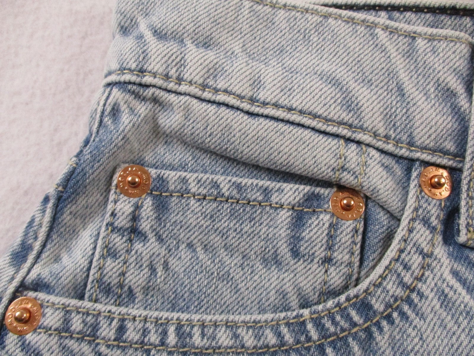 Modern American Rexford Jeans Womens 26 Alaska Blue High Rise Straight USA 14682