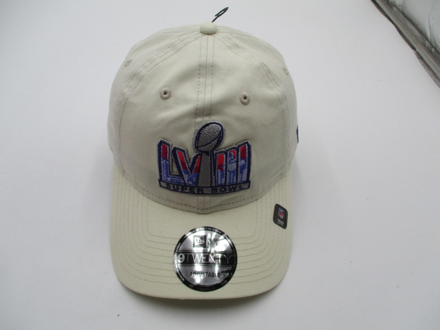 Super Bowl LVIII Hat Cap Strap Back One Size Beige NFL Football New Era Mens NWT3