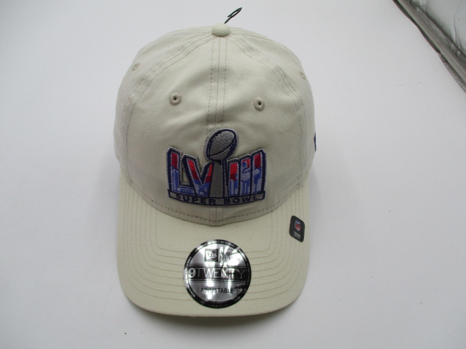 Super Bowl LVIII Hat Cap Strap Back One Size Beige NFL Football New Era Mens NWT3