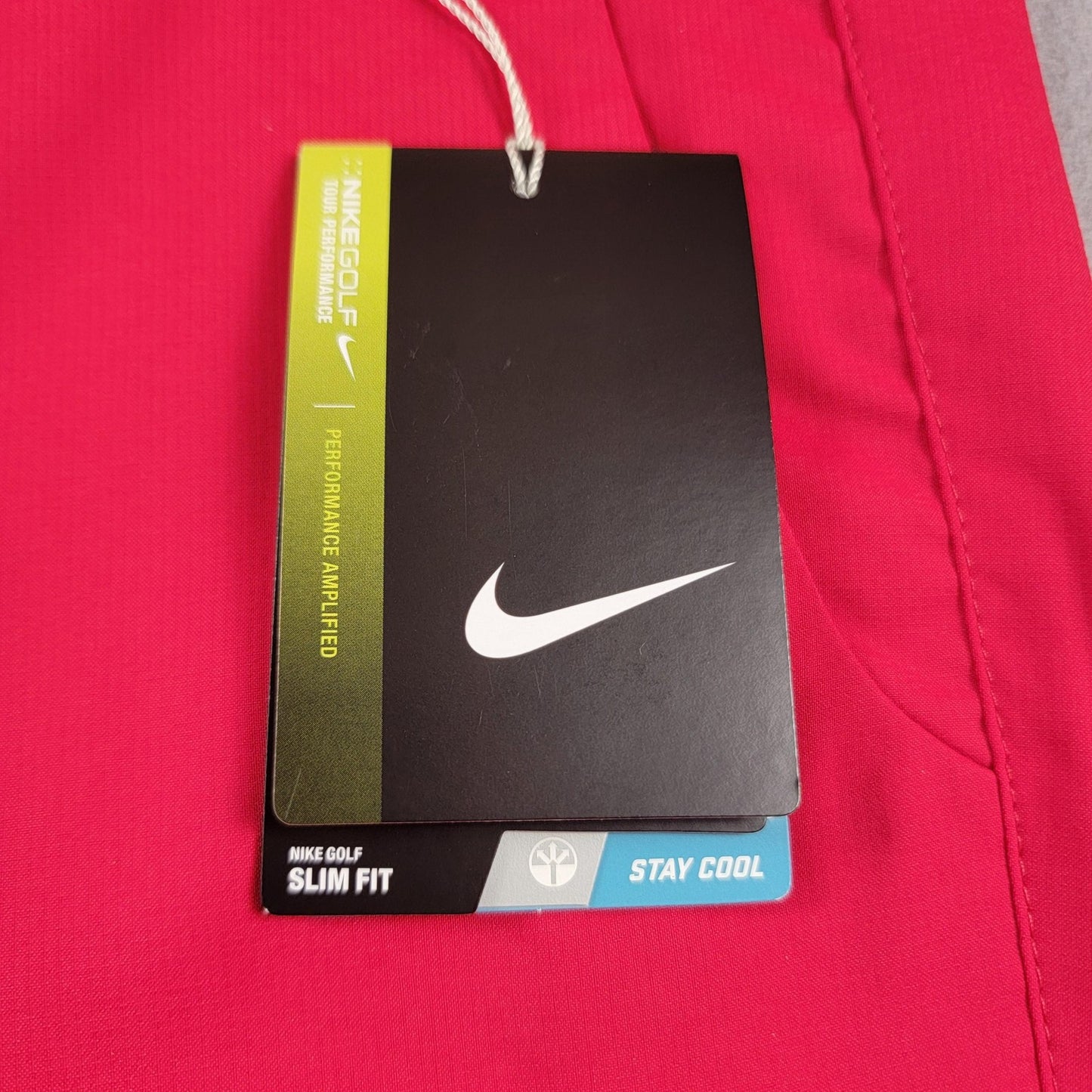 Nike Golf Tour Performance DriFIT Pants Mens 30x32 Slim Fit Pink StayCool