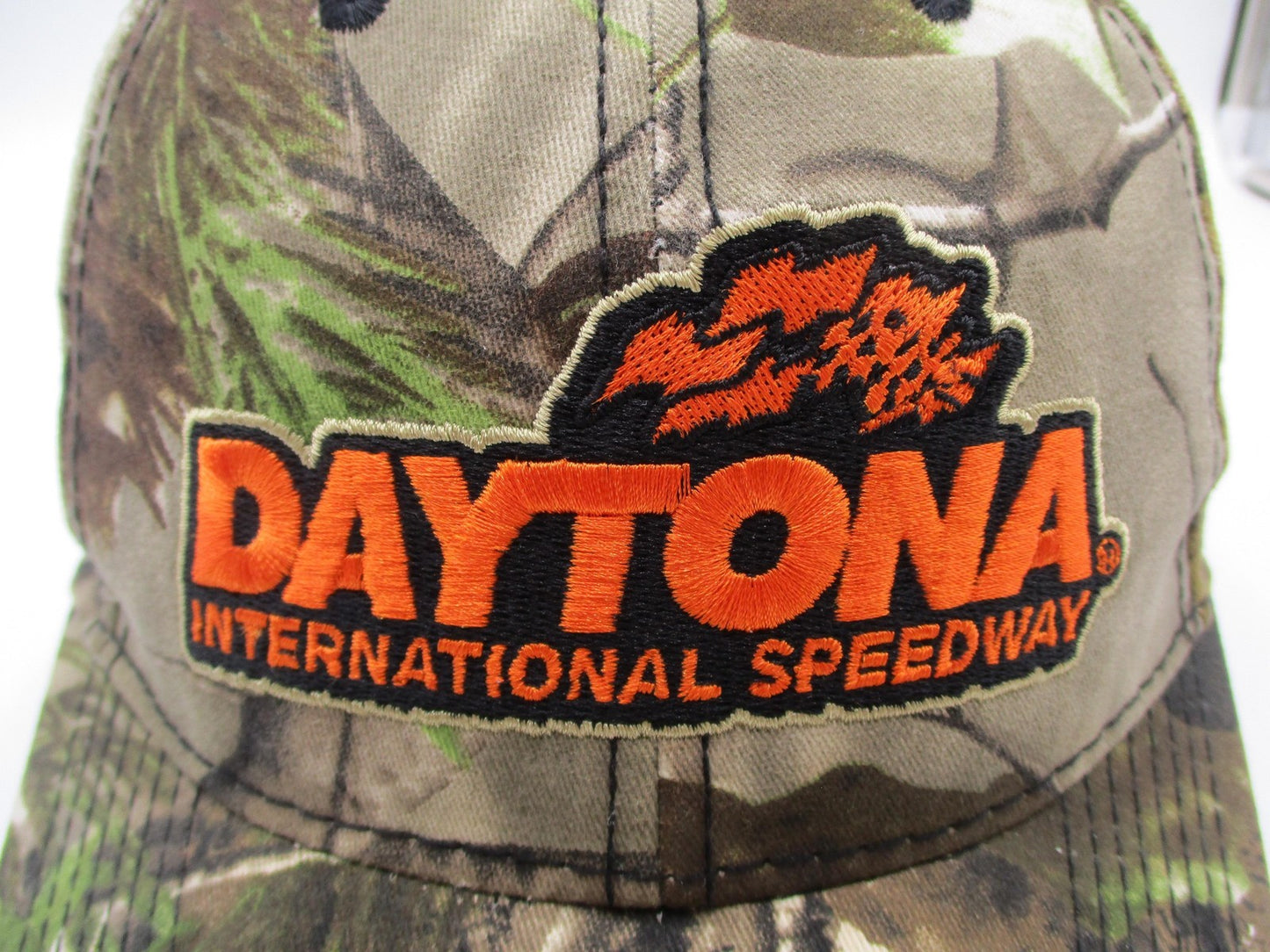 Daytona International Speedway Hat Cap Strap Back One Size Camo NASCAR Mens1