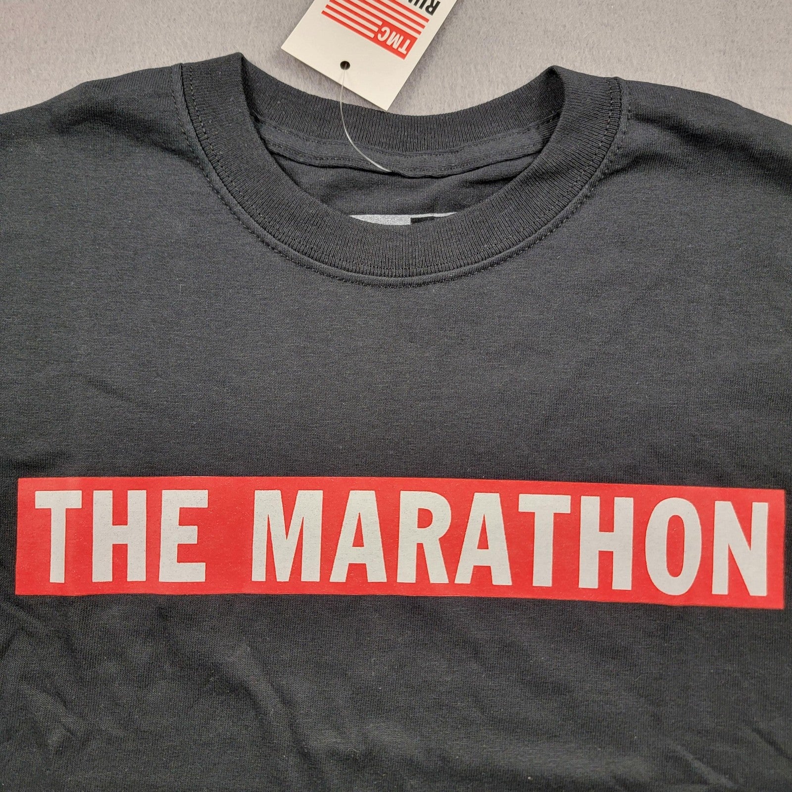 The Marathon Clothing Shirt Mens Small Black THE MARATHON Box Logo TMC Graphic3