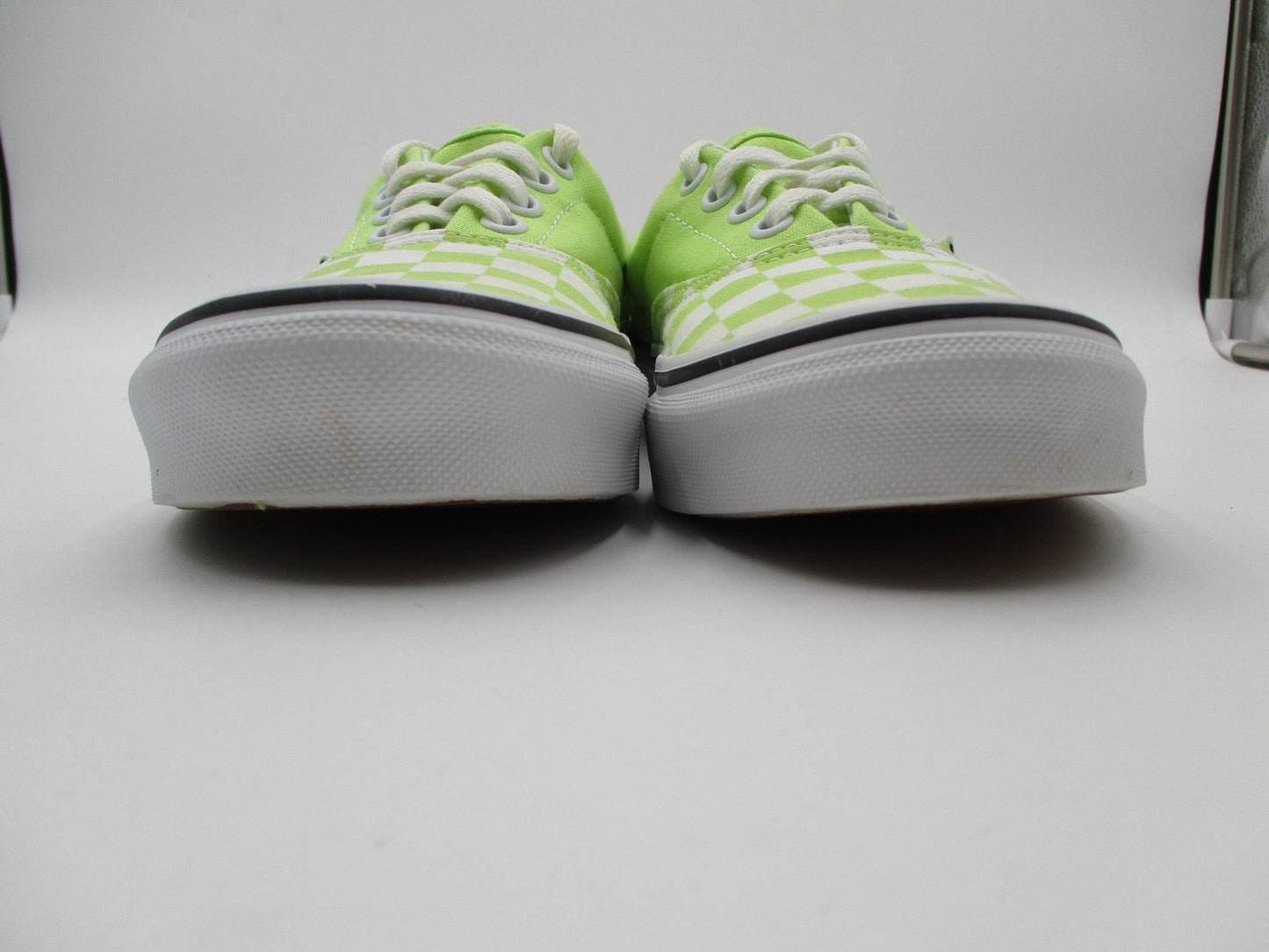Vans Era Shoes Mens Size 5 Green White Checkerboard Low Top Skate Sneakers2