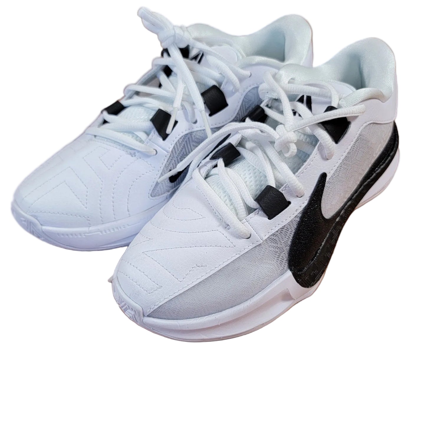 Nike Zoom Freak 5 TB 'White Black' Sz 5 DZ2946100 New0
