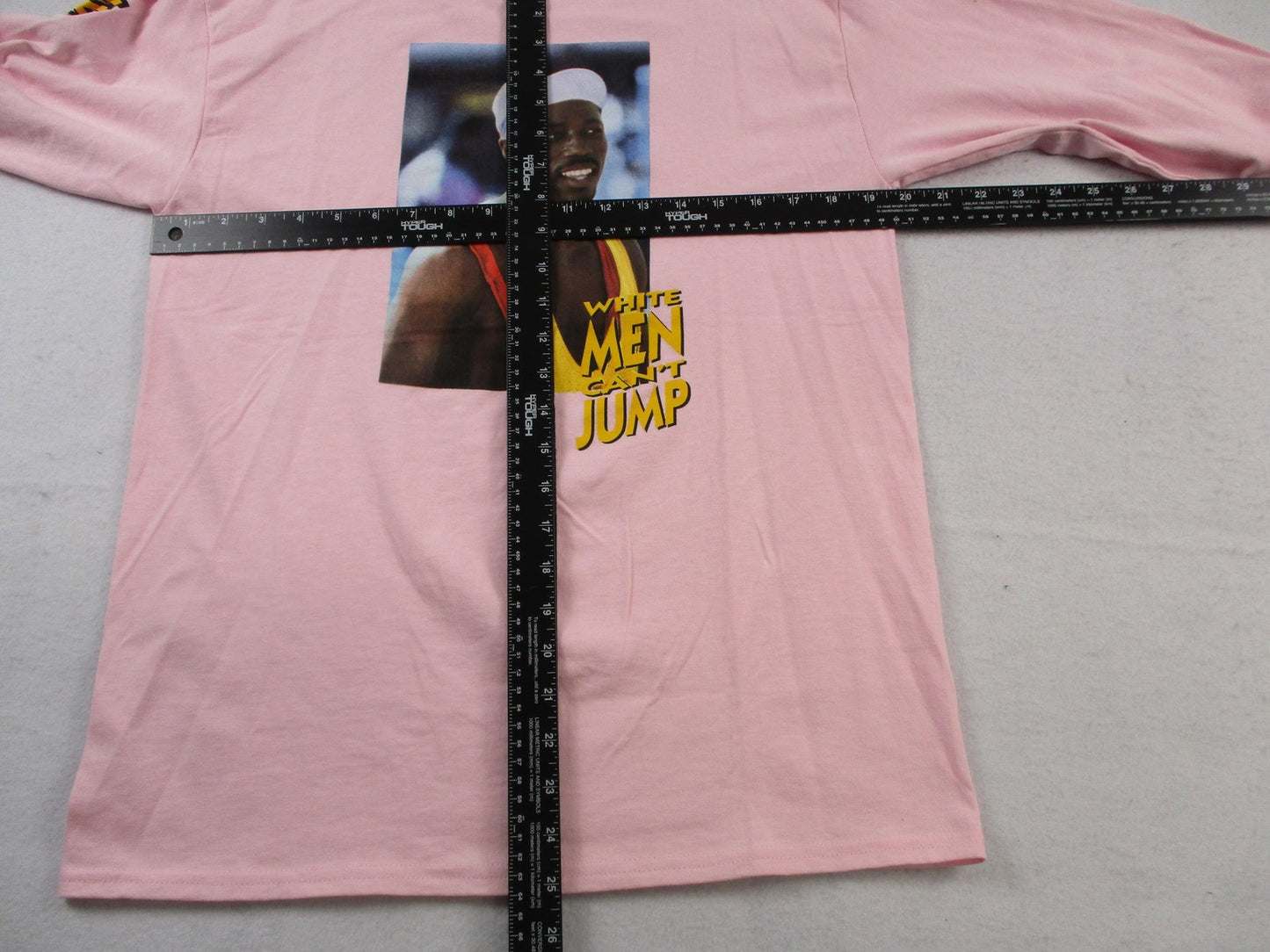 Rue21 Shirt Teens Medium Pink White Men Can't Jump Long Sleeve 134713486