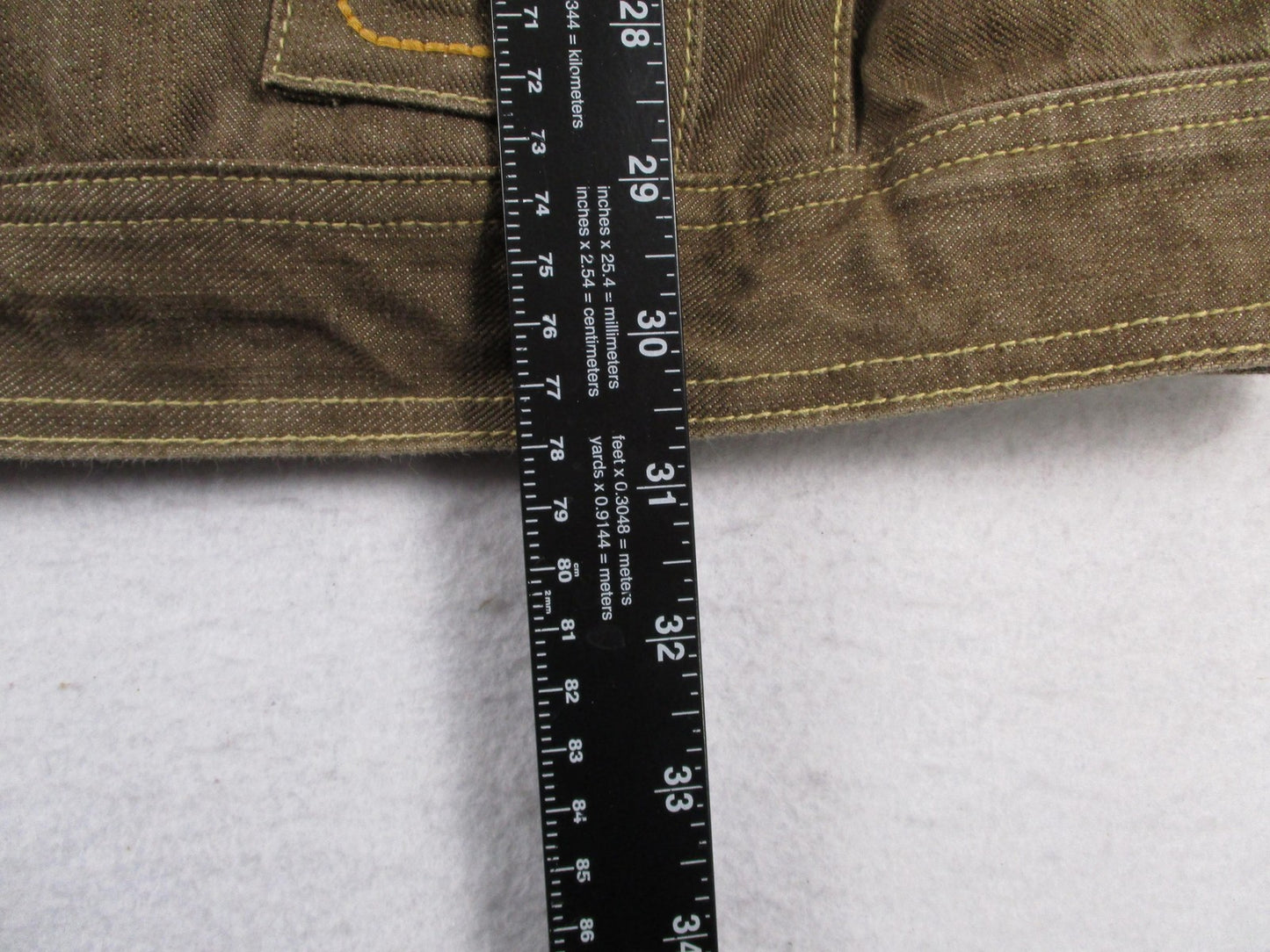 Parish Jacket Mens 4XL Brown Cotton Denim Military Workwear Snap Front Outdoor7