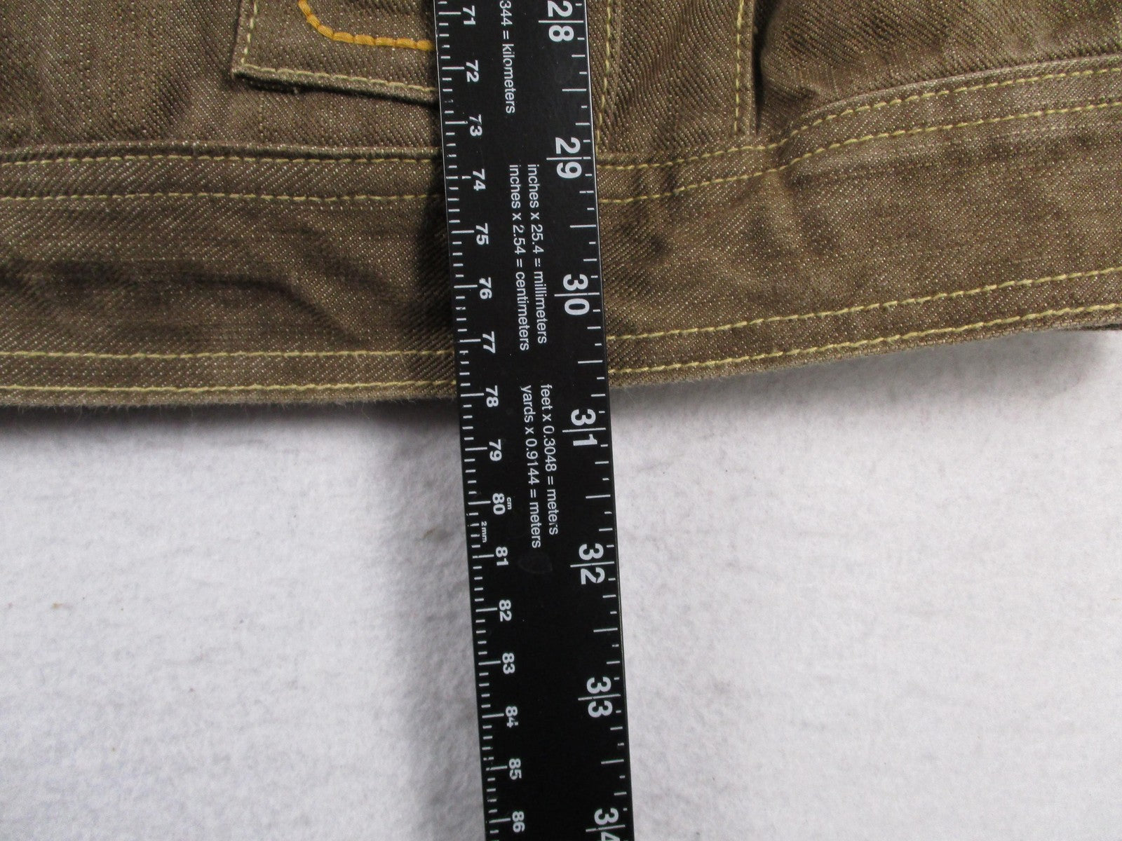 Parish Jacket Mens 4XL Brown Cotton Denim Military Workwear Snap Front Outdoor7