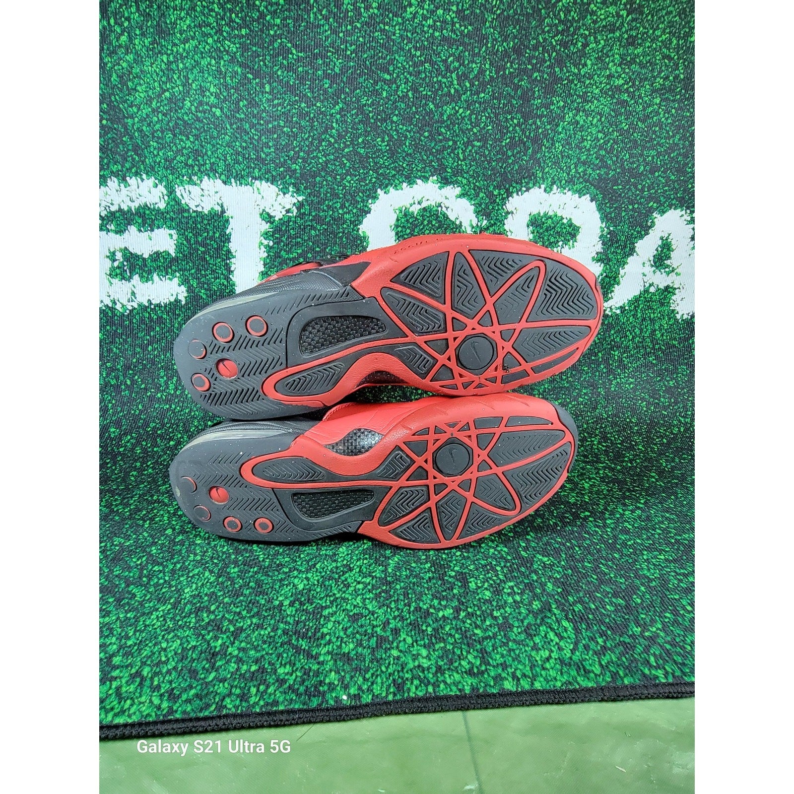 Nike Sonic Flight Black University Red Size 12 6413330025