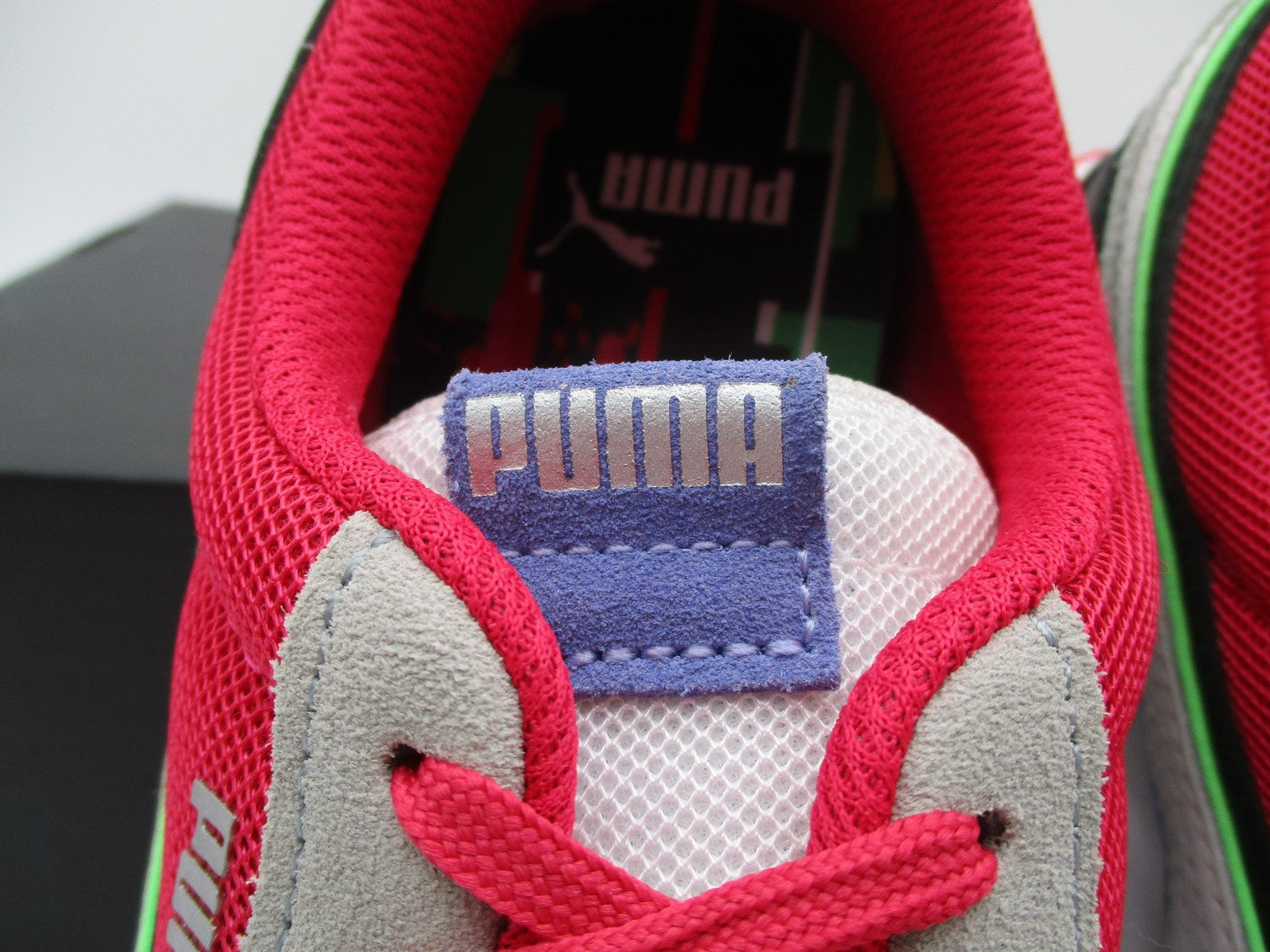Puma Future Rider Womens Size 8 Red Blue White Gray Rider Foam 38168401 (1F3)7