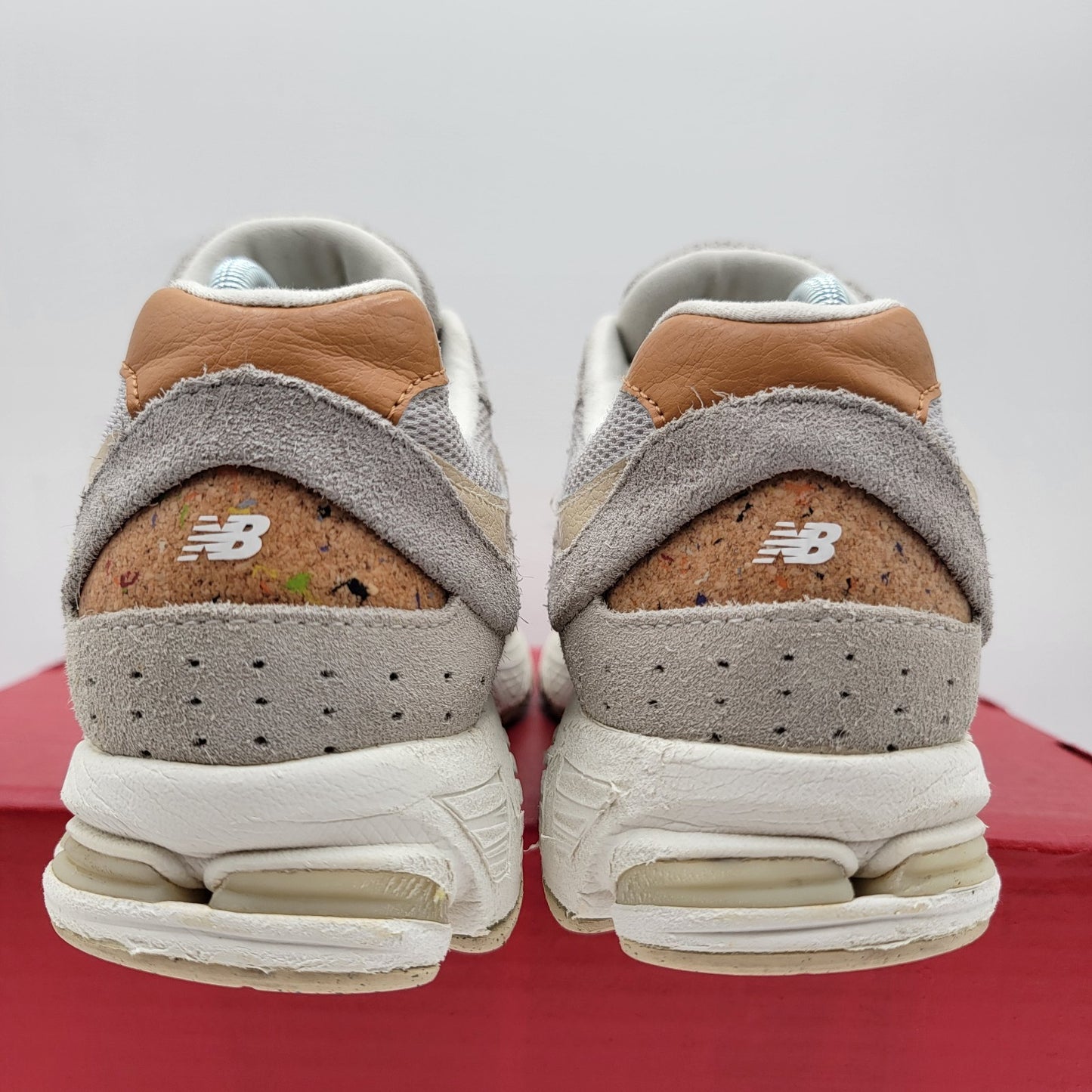 New Balance Men's M2002RSB “Concrete” Calf Suede Mesh Nergy Sneakers – 7D