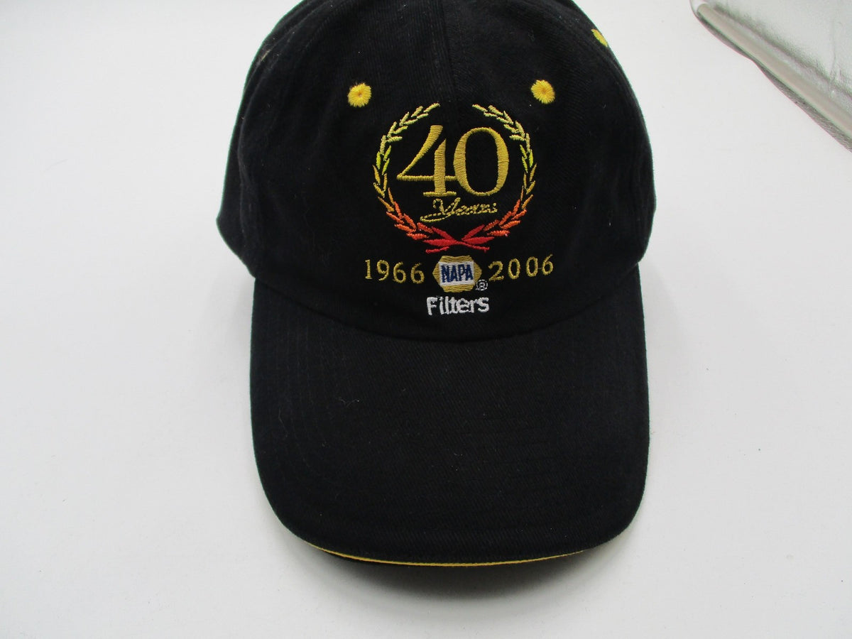 NAPA Filters Hat Cap Strap Back Mens One Size Black 40 Years Anniversary Logo7