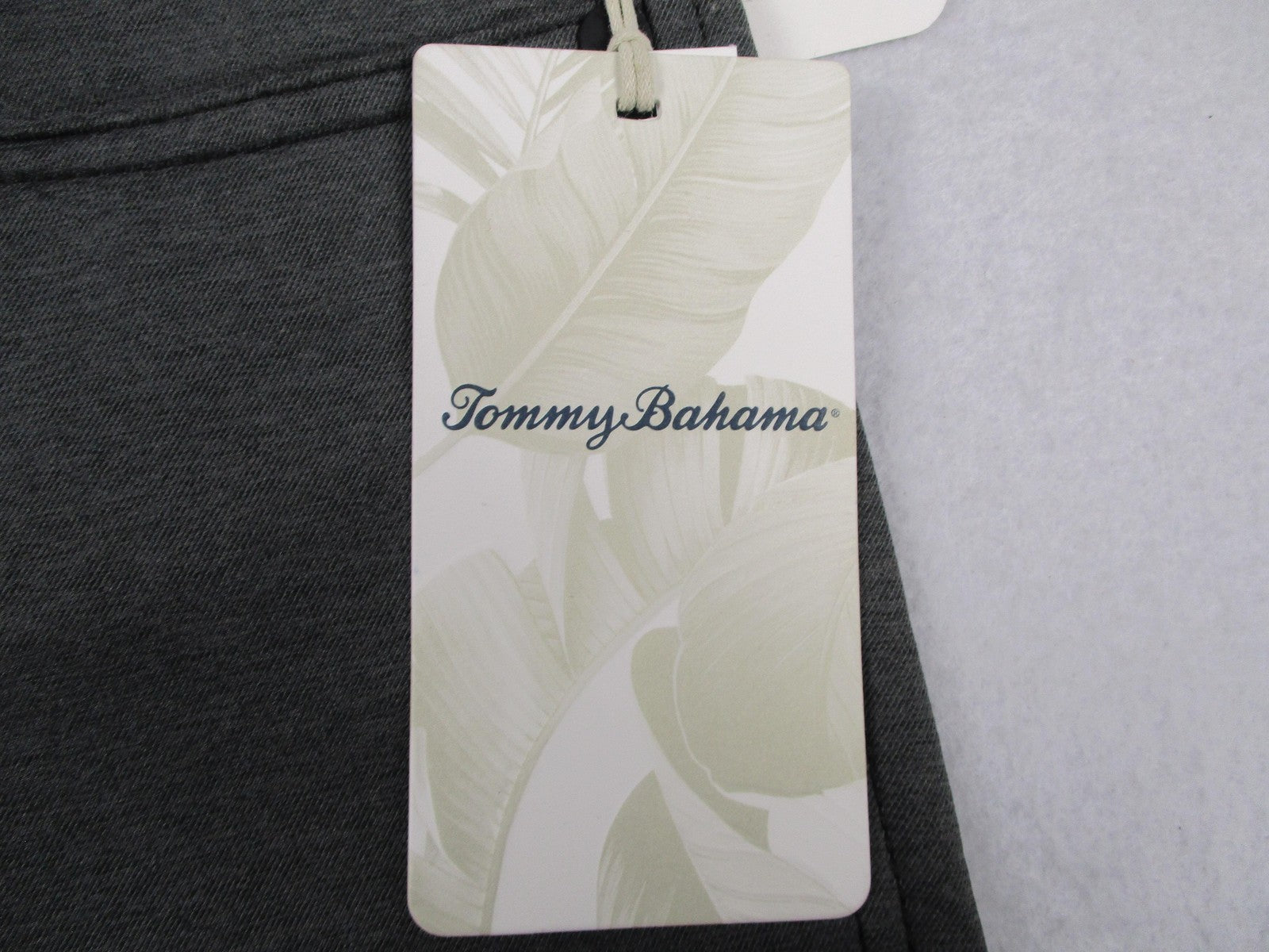 Tommy Bahama On Par 5 Pocket Pants Mens 32x32 Gray Golf Knit Stretch Khakis 12423