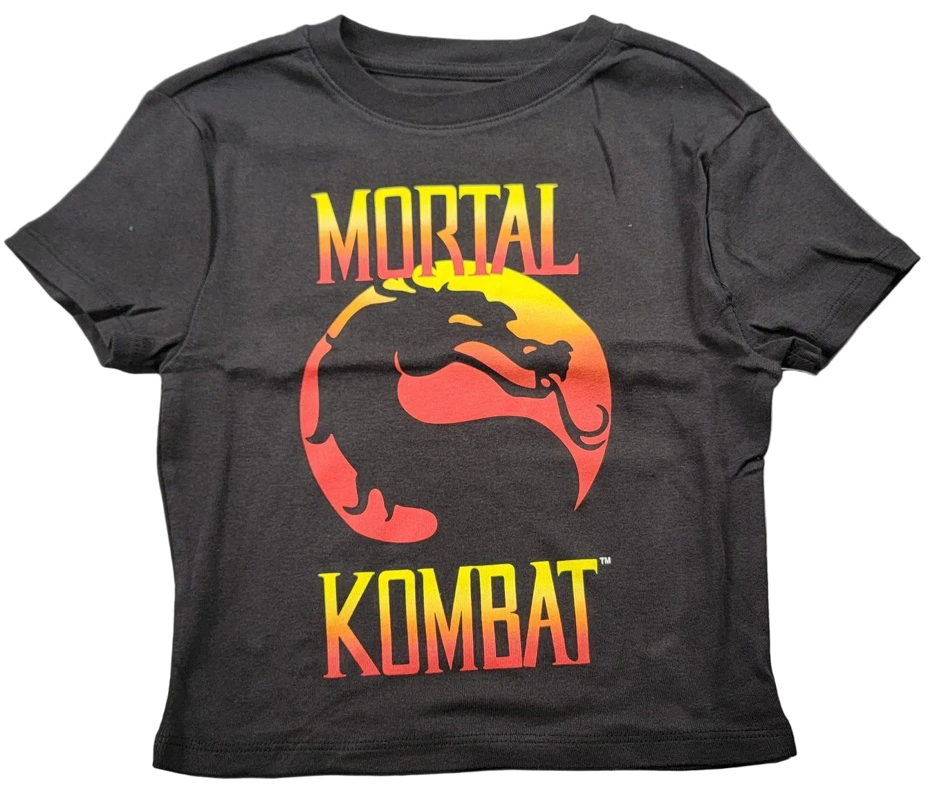 Mortal Kombat Klassic x Forever 21 Cropped Tee Kids Sz L0