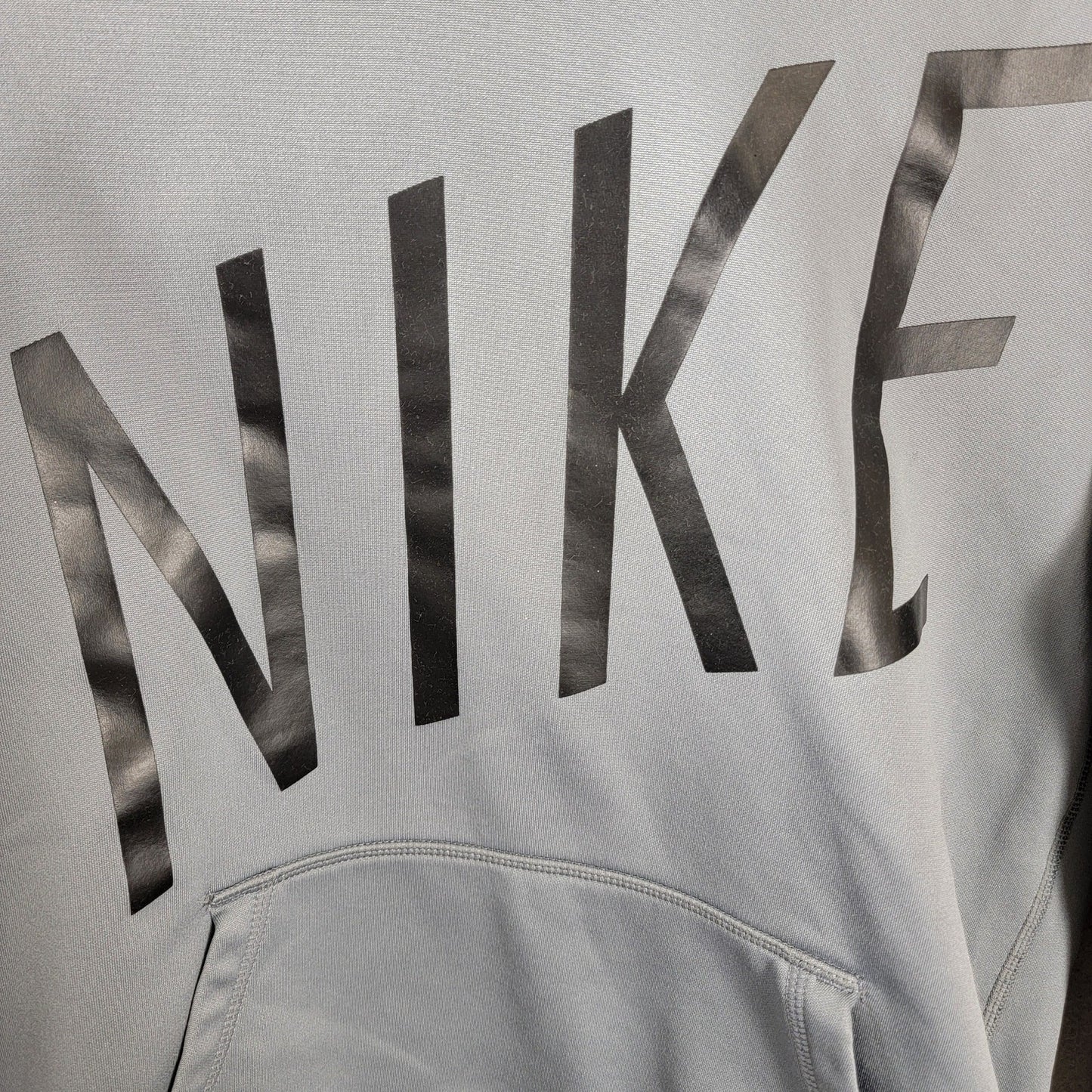 Nike Gray Spell Out Pullover Hoodie  Size XS  Great Find!
