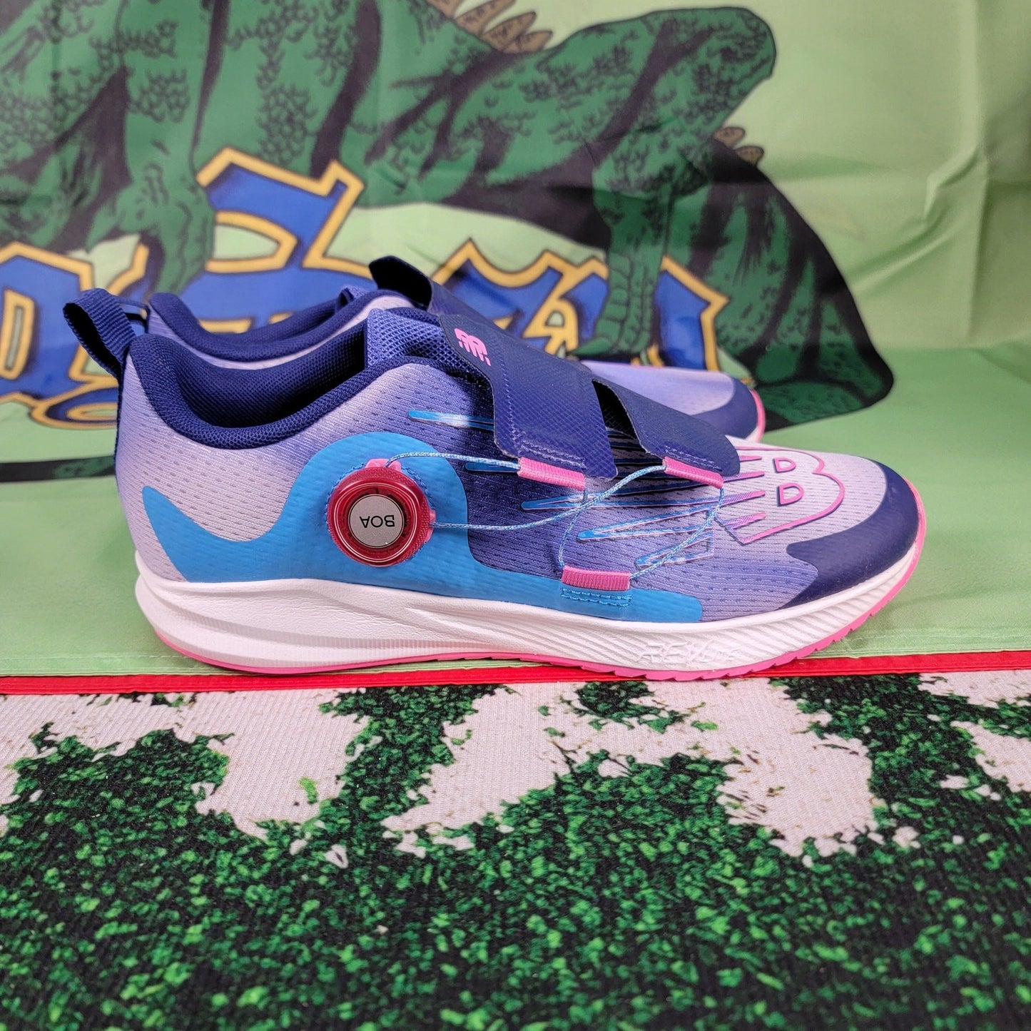 New Balance Fuel Core Reveal v3 BOA Purple Blue Kids Sz 71