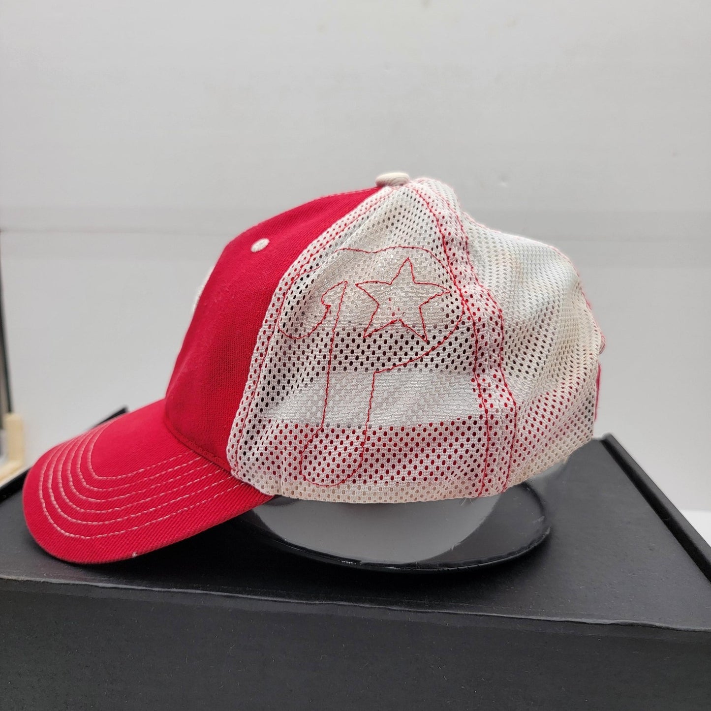 Vintage Philadelphia Phillies Hat Cap Strap Back MLB Baseball Trucker Mens 90s2