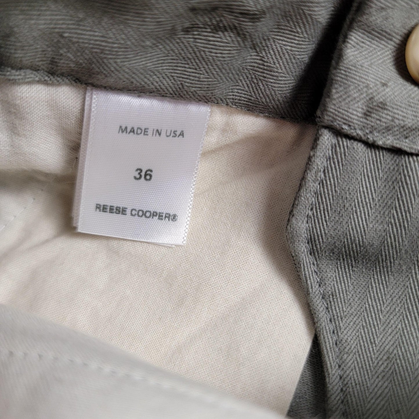 Reese Cooper Pants Mens 36 Etching Autumn Winter 2022 Two Steps Forward
